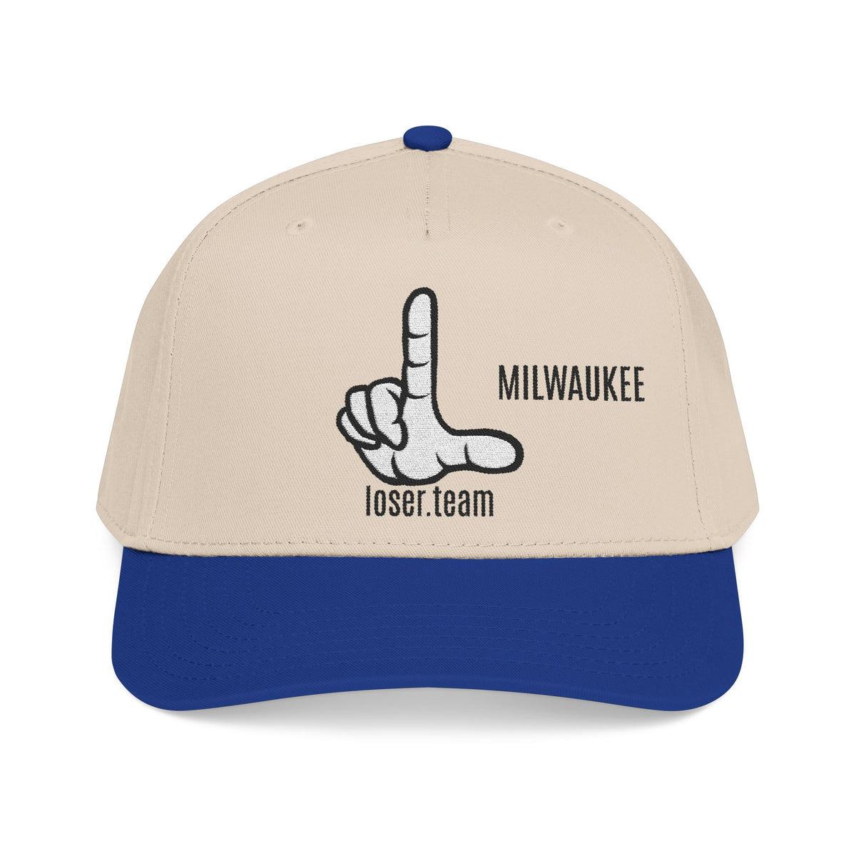 Milwaukee Loser Hat — "My Team Sucks" Embroidered Bet-Loser Cap