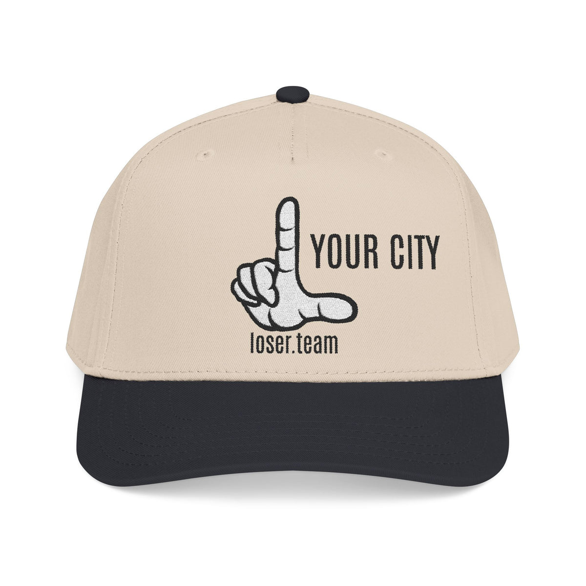 CUSTOM Loser Hat — Your City, League, or Crew on the "My Team Sucks" Cap