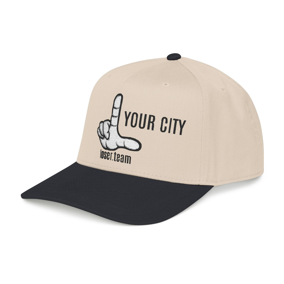 CUSTOM Loser Hat — Your City, League, or Crew on the "My Team Sucks" Cap