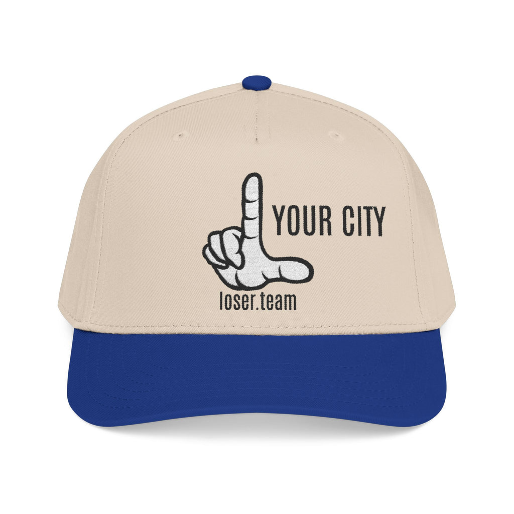 CUSTOM Loser Hat — Your City, League, or Crew on the "My Team Sucks" Cap